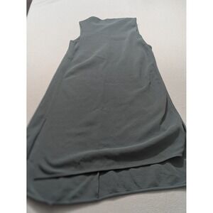 COS Dress Midi Asymmetrical Neck Hem Sleeveless Gray Small Minimalist